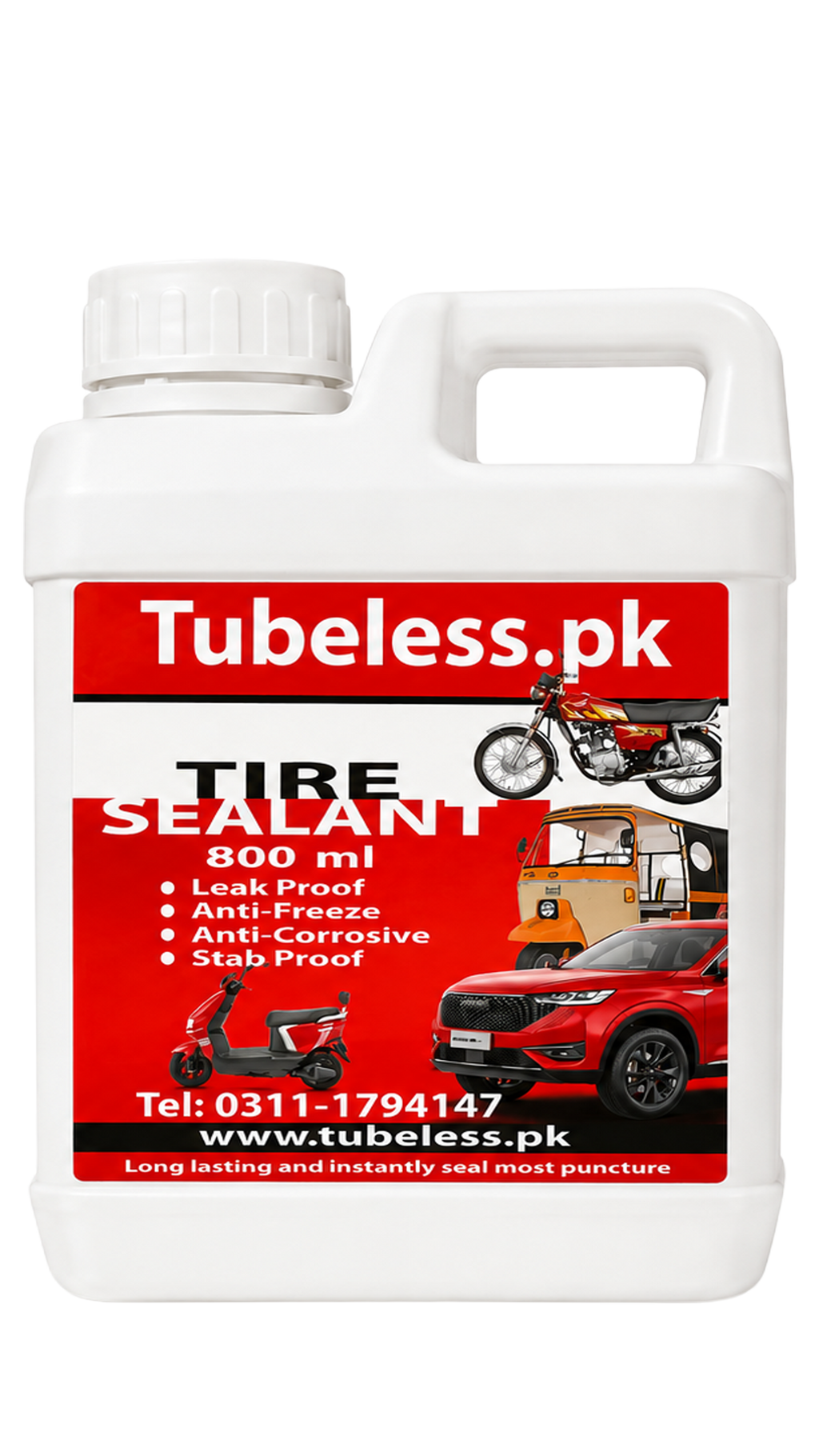 800ml Tubeless.pk Tire Sealant