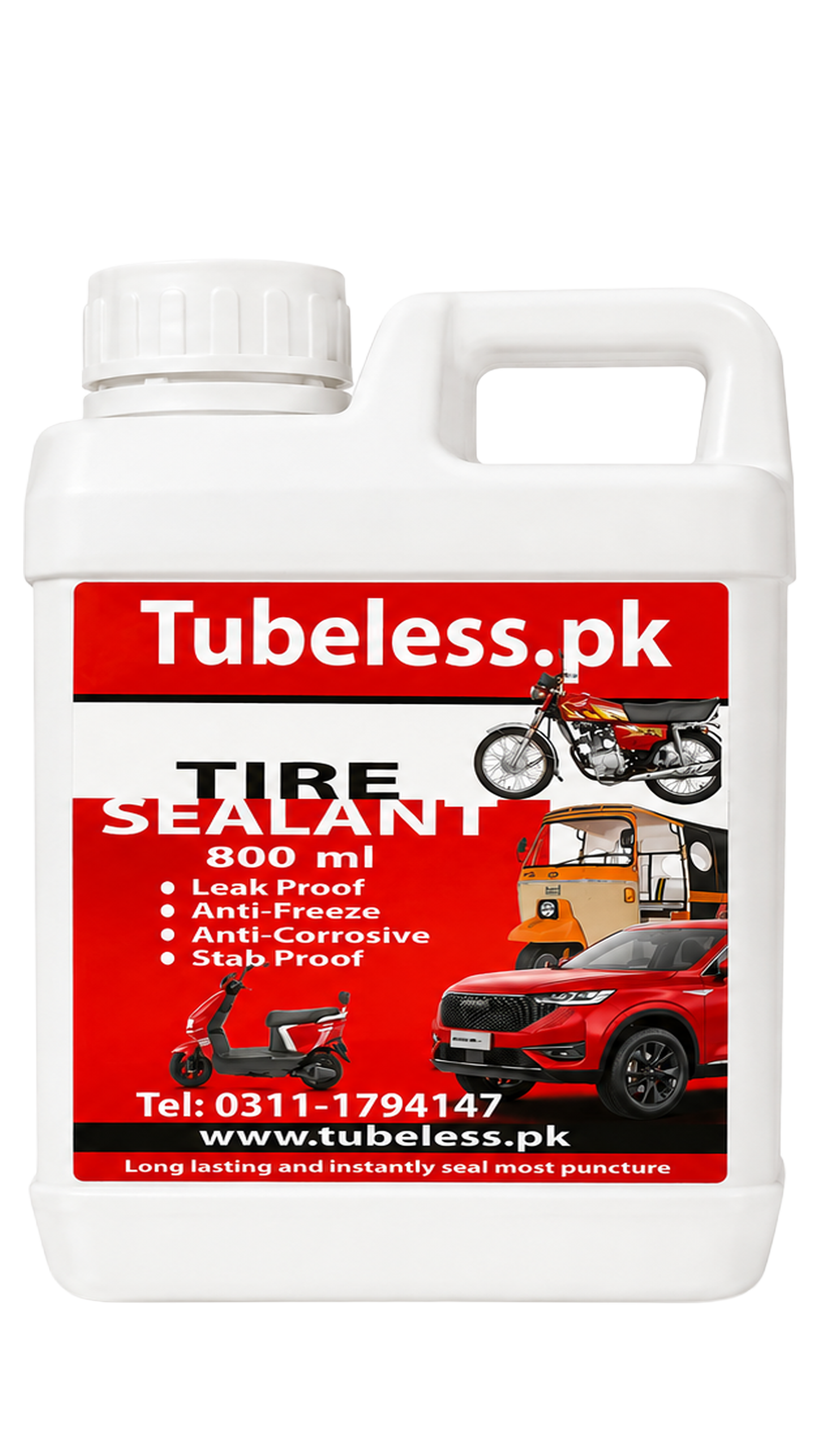 800ml Tubeless.pk Tire Sealant